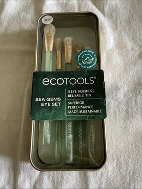 ecotools Sea Gems 5-Piece Eye Brush Set - Mint